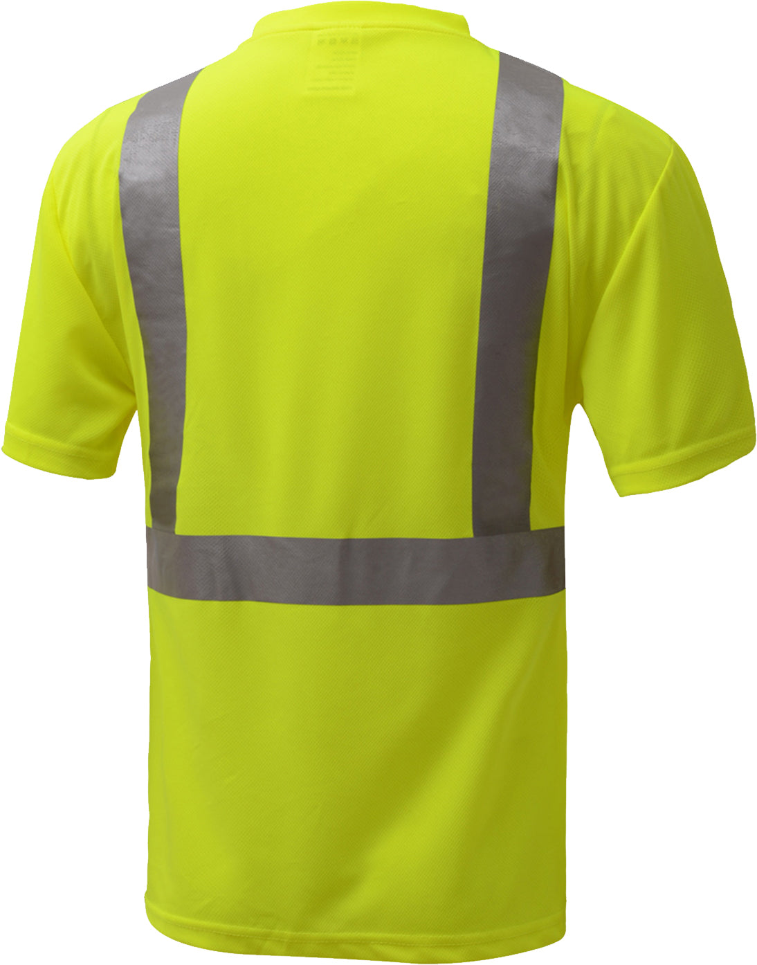 GSS Standard Class 2 Moisture Wicking Short Sleeve Safety T-Shirt with Chest Pocket - DARKWING TECH