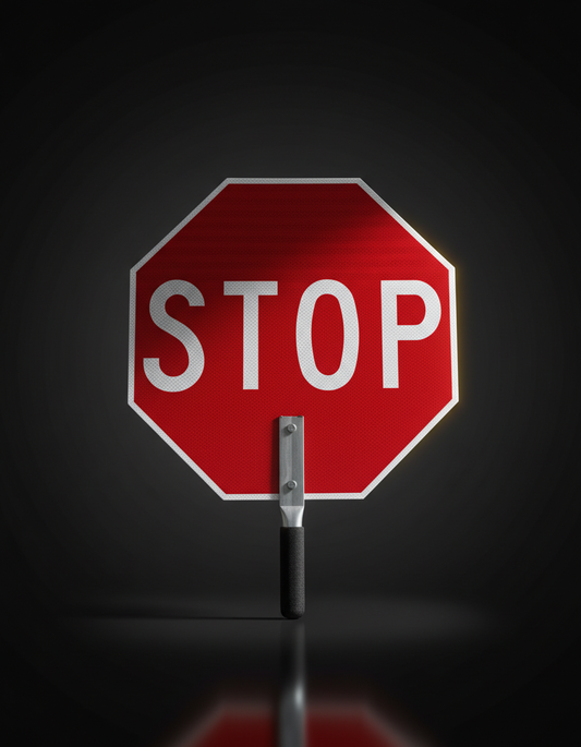 Paddle Stop Sign