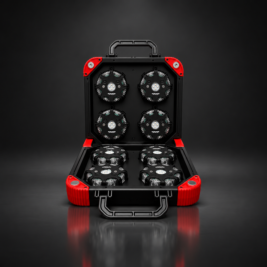 Auto-Sync 8-Pack – Black Flares / Compact Black Case