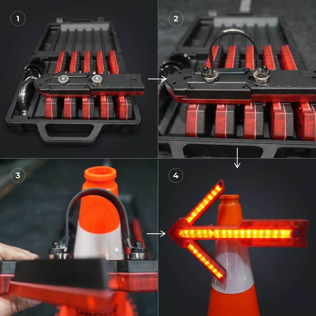 Portable Arrow Safety Light 6-Pack - DARKWING TECH