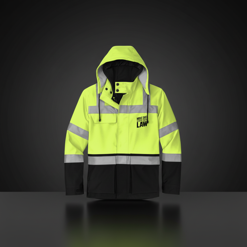 "Move Over" Hi-Viz Class 3 Waterproof Ripstop 3-In-1 Parka - DARKWING TECH