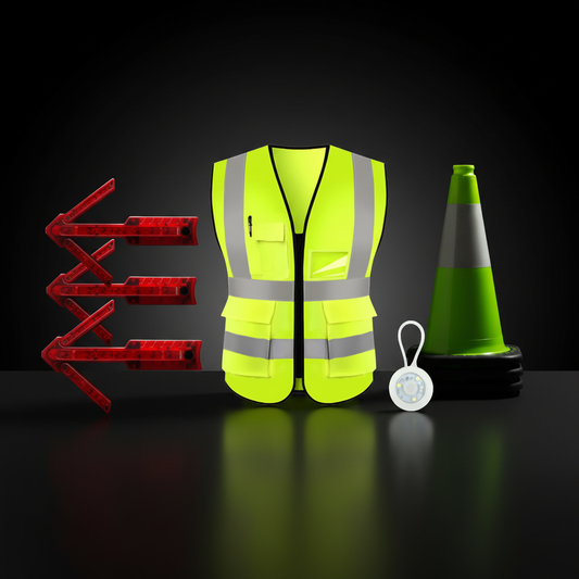 Roadside Quick Deploy Kit (Lime Vest)