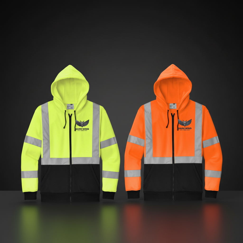 Hi-Viz Class 3 Hoodie - DARKWING TECH