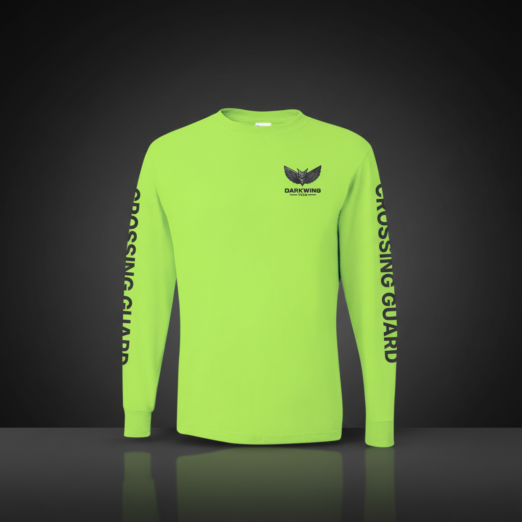 Long Sleeve T-Shirt "Crossing Guard" - DARKWING TECH
