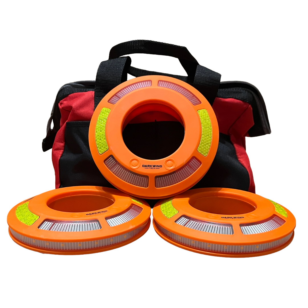 DARKWING TECH® U.F.O. 3-Pack (Amber) – Ultra Flare Orbiter Set